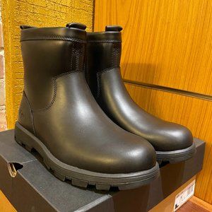 UGG M's Kennen Boot Black Leather Size: 9 NEW IN BOX!!!
